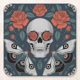 Ewiges Blut: Ein Tanz von Leben und Tod Rechteckiger Pappuntersetzer