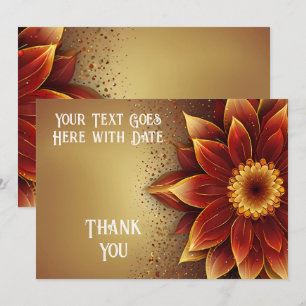 Ewiges Blut: Eine zeitlose Feier der Liebe Dankeskarte