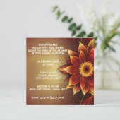 Ewiges Blut: Eine zeitlose Feier der Liebe Einladung (Stehend Vorderseite)