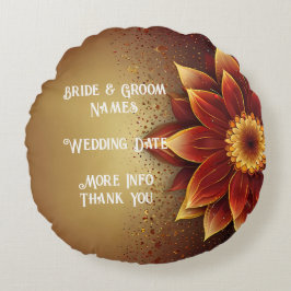 Ewiges Blut: Eine zeitlose Feier der Liebe Rundes Kissen