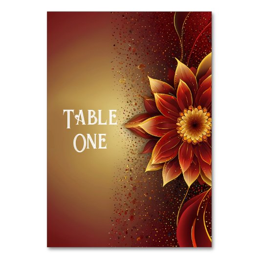 Ewiges Blut: Eine zeitlose Feier der Liebe Tischnummer (Vorderseite)