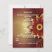 Ewiges Blut: Zeitlose Feier der Liebe RSVP Karte (Vorderseite)