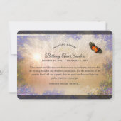 Ewiges Garden Beileid Danke Karte (Rückseite)