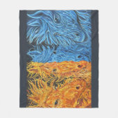 Ewiges Gleichgewicht - Pferde - Zwillingsflam Fleecedecke (Vorderseite)