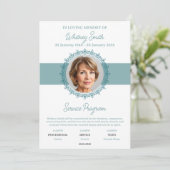 Ewiges Gnaden-Gedenkgottesdienst-Programm Programm (Stehend Vorderseite)