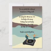 Ewiges Grace Ballet für Liebe und Mondlicht Hochze Einladung (Rückseite)