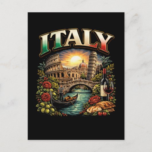 Ewiges Italien Postkarte (Vorderseite)