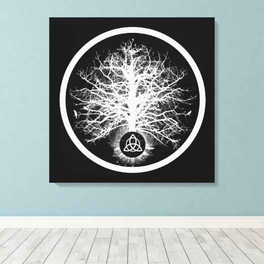 Ewiges Leben Leinwanddruck (Insitu (Holzboden))