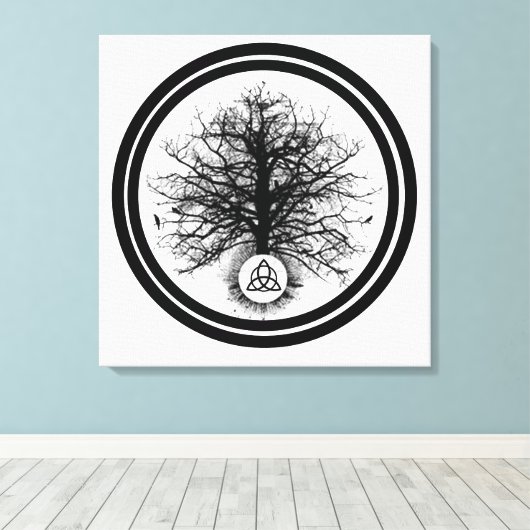 Ewiges Leben Leinwanddruck (Insitu (Holzboden))