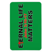Ewiges Leben spielt eine Rolle Magnet (Vertikal)