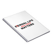 Ewiges Leben spielt eine Rolle Notizblock (Rechte Seite)