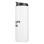 Ewiges Leben spielt eine Rolle Thermosbecher (Nach rechts gedreht)