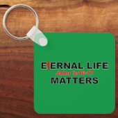 Ewiges Leben spielt Schlüsselanhänger (Vorderseite)