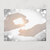 Ewiges Licht der Liebe Valentinstag Feiertagspostkarte (Vorderseite)