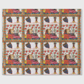 EWIGES LIEBE-ANTIKEN-PERGAMENT GESCHENKPAPIER (Flach)