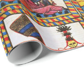 EWIGES LIEBE-ANTIKEN-PERGAMENT GESCHENKPAPIER (Rolleneckpunkt)