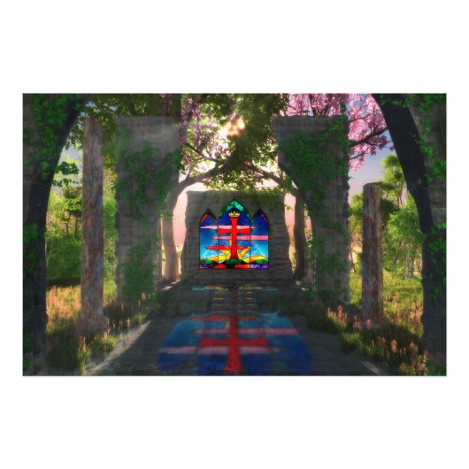 Ewiges Light Oaster Foto drucken (Vorne)