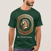 "Ewiges Pferde-Emblem" T-Shirt (Vorderseite)