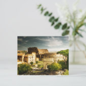Ewiges Rom angesichts Colosseum Postkarte (Stehend Vorderseite)