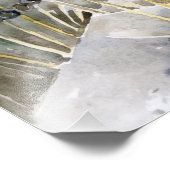 Ewiges Schweigen im Friedhof Fotodruck (Ecke)