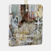 Ewiges Schweigen im Friedhof Keramikornament (Rechts)