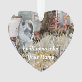 Ewiges Schweigen im Friedhof Ornament