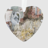 Ewiges Schweigen im Friedhof Ornament (Rückseite)