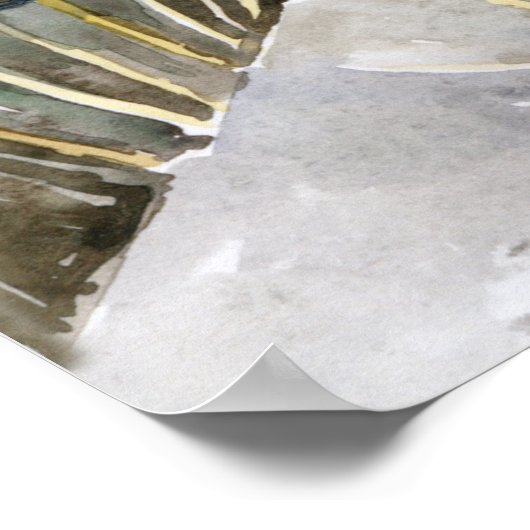 Ewiges Schweigen im Friedhof Poster (Ecke)