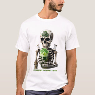 Ewiges Stout-Skelett-Grafik-T-Shirt Schalkhaft T-Shirt