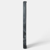 Ewiges Stundenglas: Die schwarze Katze der Zeit Samsung Galaxy Hülle (Linke Seite)