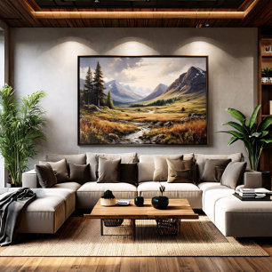 Ewiges Tal Leinwanddruck