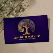 Ewiges Wachstum - Spiralbaum mit goldenem Verhältn Visitenkarte