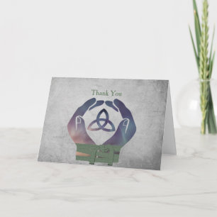 Ewigkeit Handfasting Dankeschön-Karte Dankeskarte