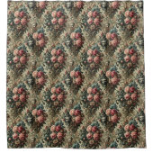 Ewigkeit ist oft genug - gotisches Blumendesign Duschvorhang (Vorderseite)