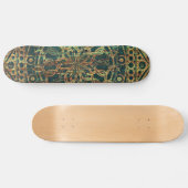 Ewigkeits-Mandala verwittert Skateboard (Horizontal)