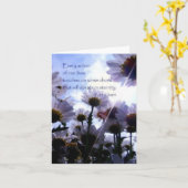 Ewigkeits-Zitat-Gänseblümchen mit Blumen Karte (Gelbe Blume)