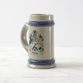 Ewing Familienwappen Bierglas (Vorderseite Links)