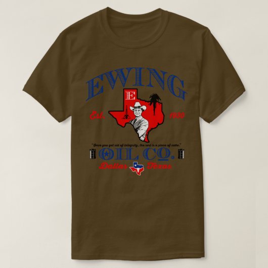 Ewing Oil Co T-Shirt (Design vorne)