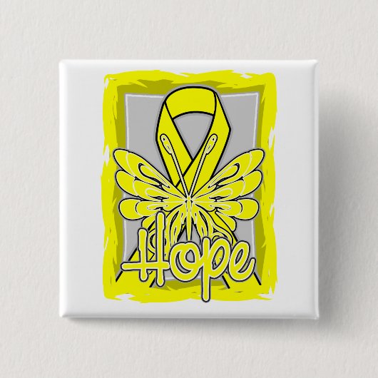 Ewing Sarcoma Hope Butterfly Portrait Button (Vorderseite)