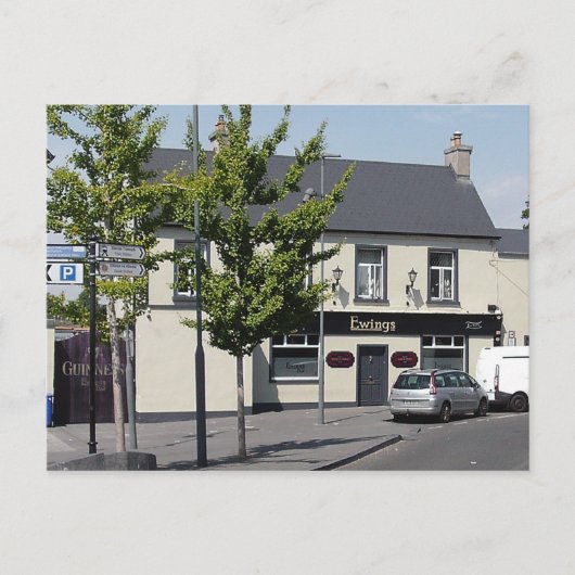 Ewings Bar, Haymarket, Carlow town, Irland Postkarte (Vorderseite)