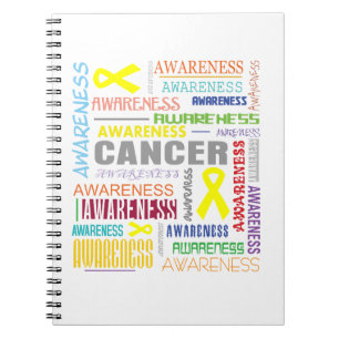 Ewings Sarcoma Awareness Collage Notizblock