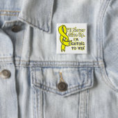 Ewings Sarcoma Cancer werde ich nie aufgeben Button (Beispiel)
