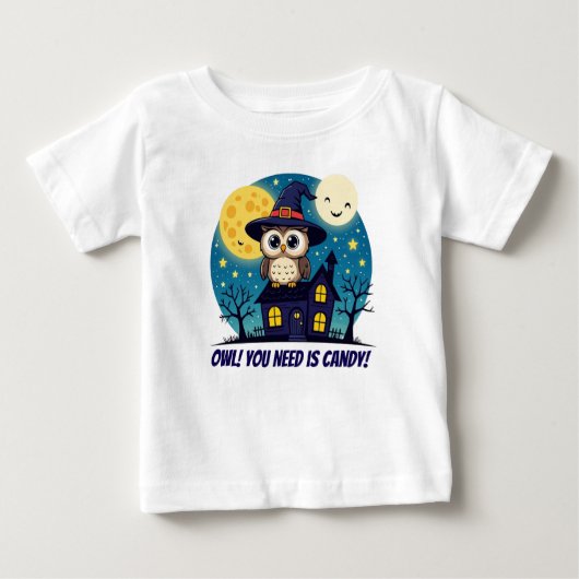 Ewl & Spuk House Halloween Kids T - Shirt - Niedli (Vorderseite)