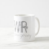 EWR Newark Airport Typografie Kaffeetasse (VorderseiteRechts)