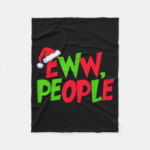 Eww Leute Santa Hut Lustiges Weihnachten Männer Fr Fleecedecke
