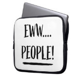 Eww People Laptopschutzhülle (Vorderseite Links)