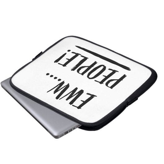 Eww People Laptopschutzhülle (Vorne Knopf)