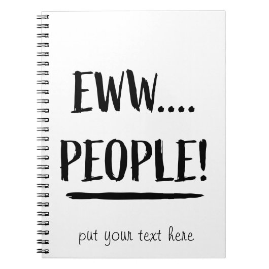 Eww People Notizblock (Vorderseite)