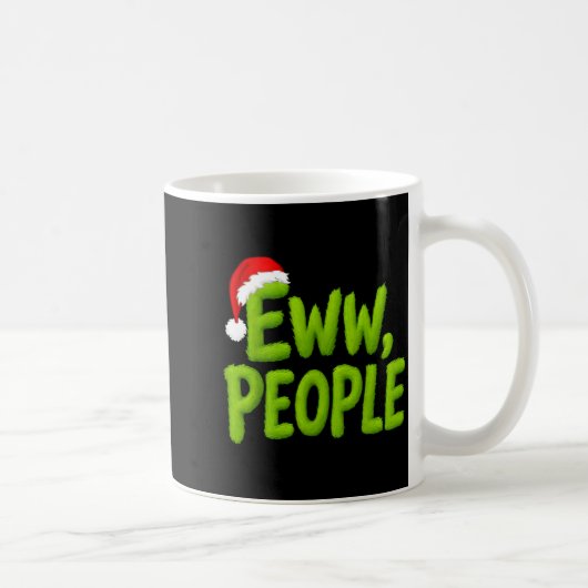 Eww People Santa Hat Funny Christmas Mens Womens K Kaffeetasse (Rechts)