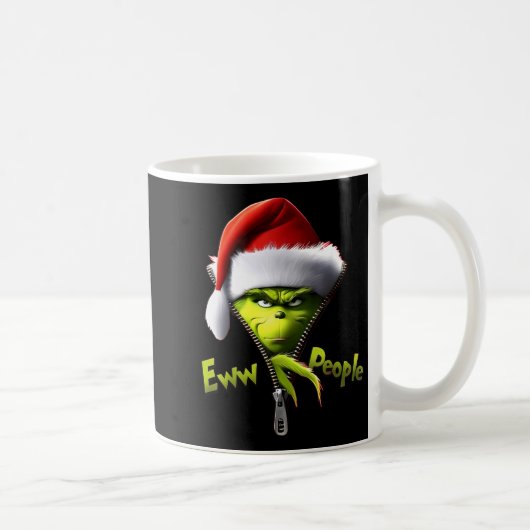 Eww, People Santa Hat Funny Christmas Mens Womens  Kaffeetasse (Rechts)